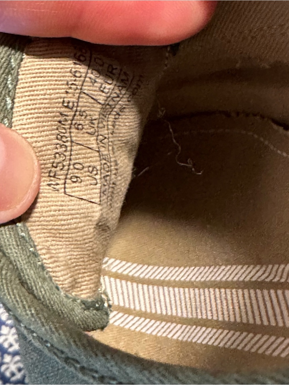 Keds Olive Canvas Lace-Up Sneakers - Picture 6 of 7
